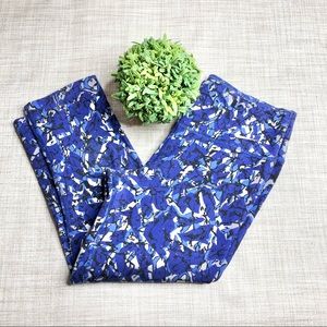 Nike Dri-fit cotton blend patterned capri length workout pants